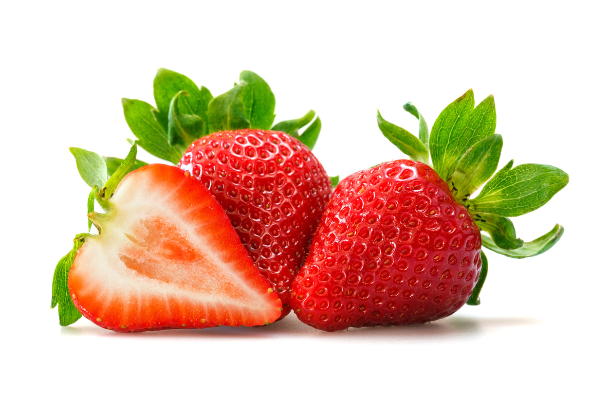 Erdbeeren geschnitten