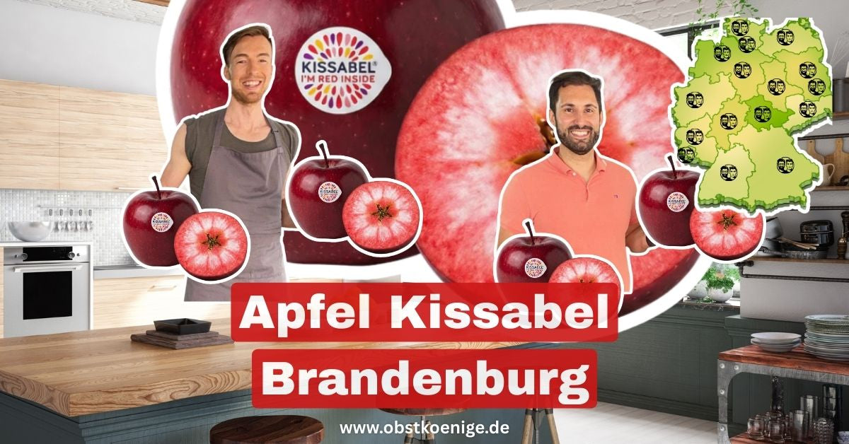 Apfel Kissabel Brandenburg – rotfleischiger Apfel frisch geliefert
