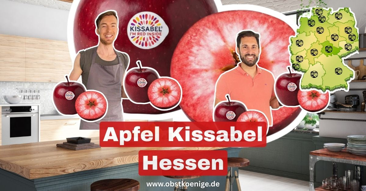Apfel Kissabel Hessen – rotfleischiger Apfel frisch geliefert