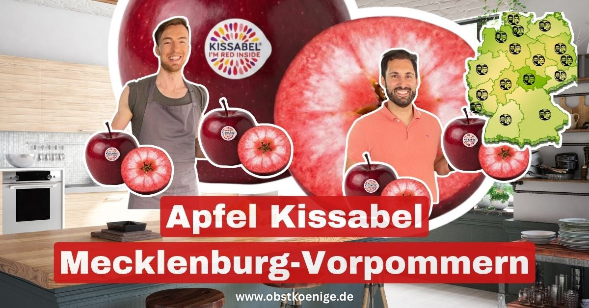 Apfel Kissabel Mecklenburg-Vorpommern – rotfleischiger Apfel