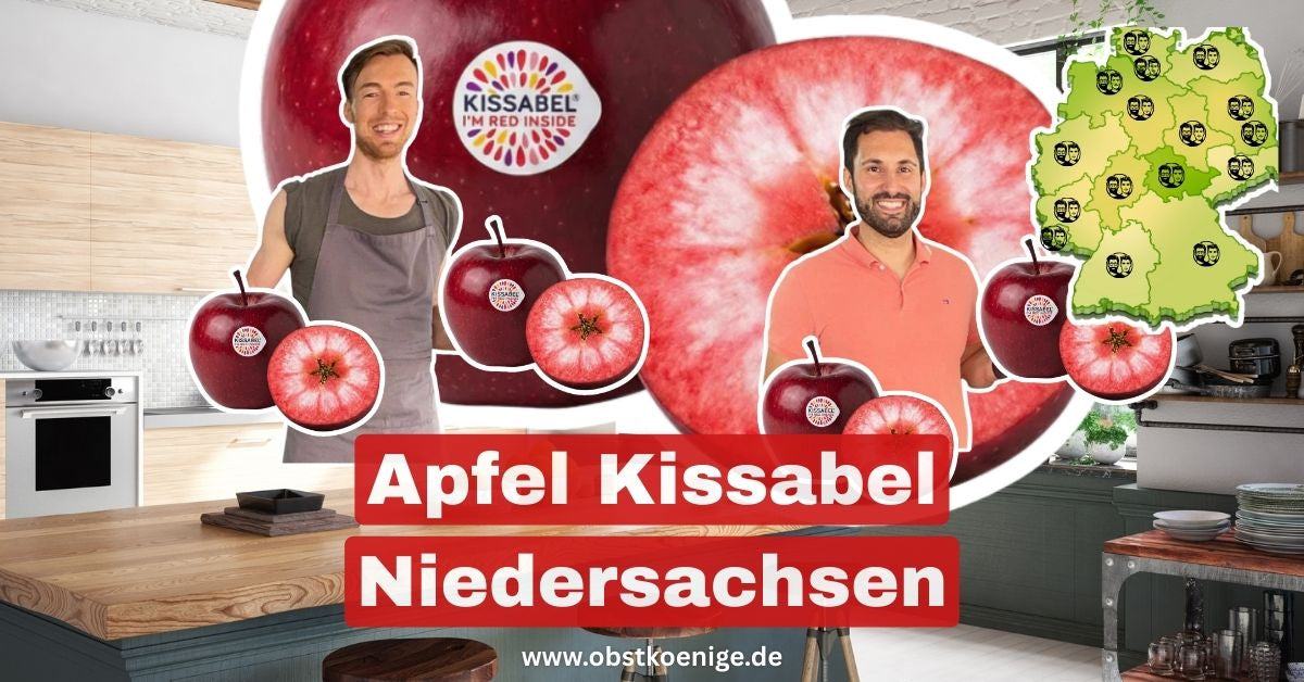 Apfel Kissabel Niedersachsen – rotfleischiger Apfel frisch geliefert