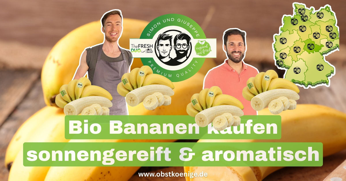 Bio Bananen online kaufen – sonnengereift & aromatisch