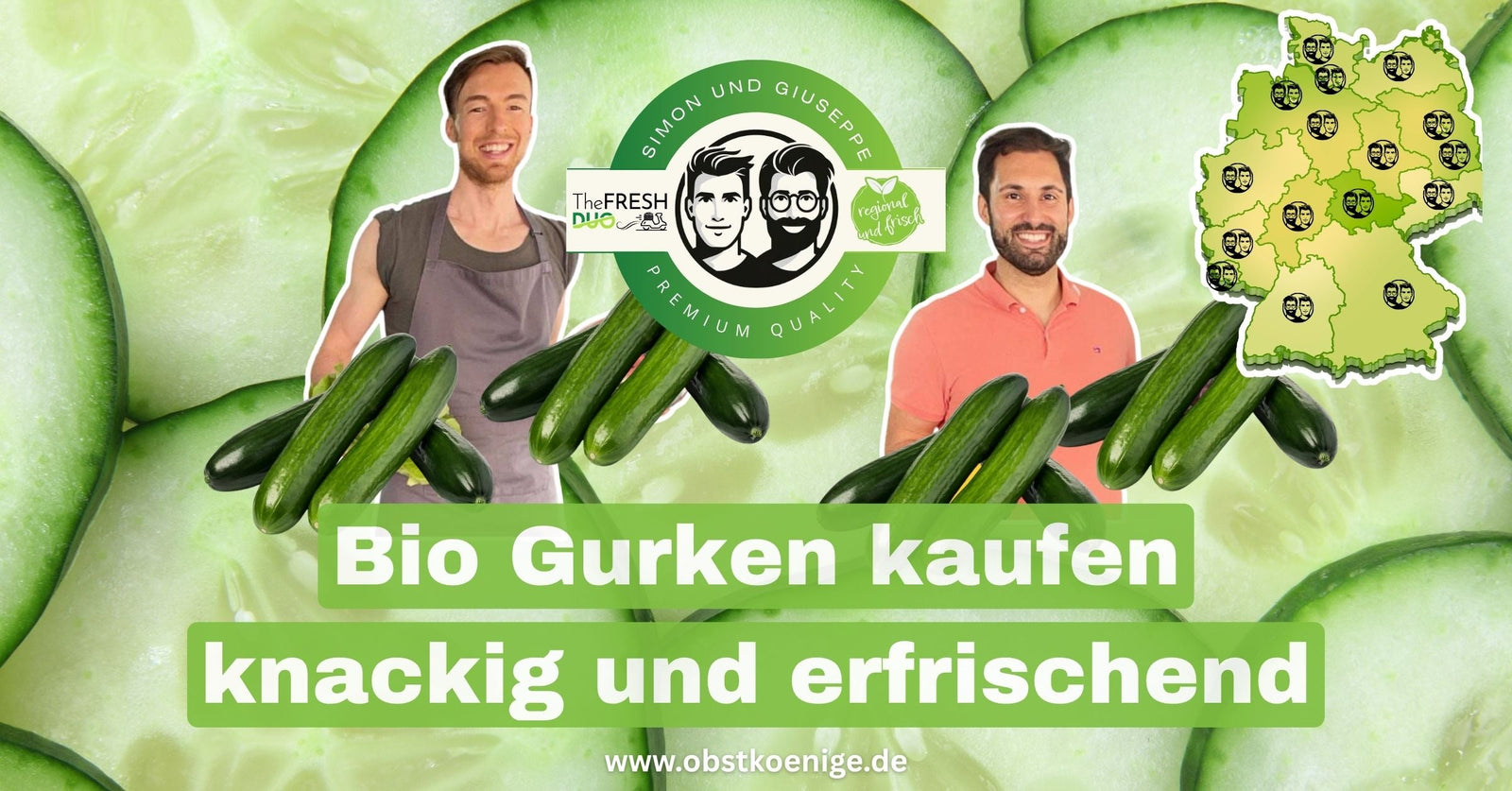 Bio Gurken online kaufen – knackig & erfrischend