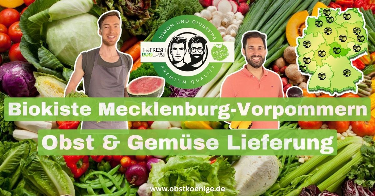 Biokiste Mecklenburg-Vorpommern – frisches Bio-Obst & Bio-Gemüse geliefert