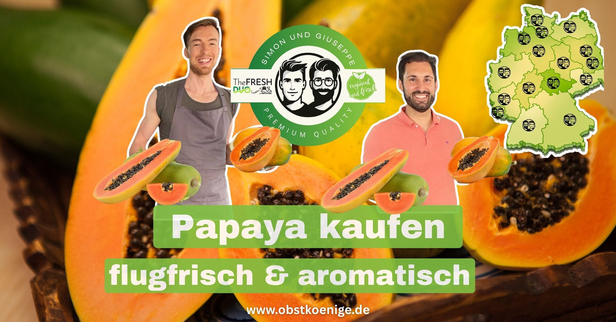 Papaya in Thüringen bestellen – flugfrisch & tropisch-süß