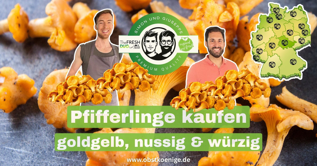 Pfifferlinge in Brandenburg bestellen – goldgelb & nussig