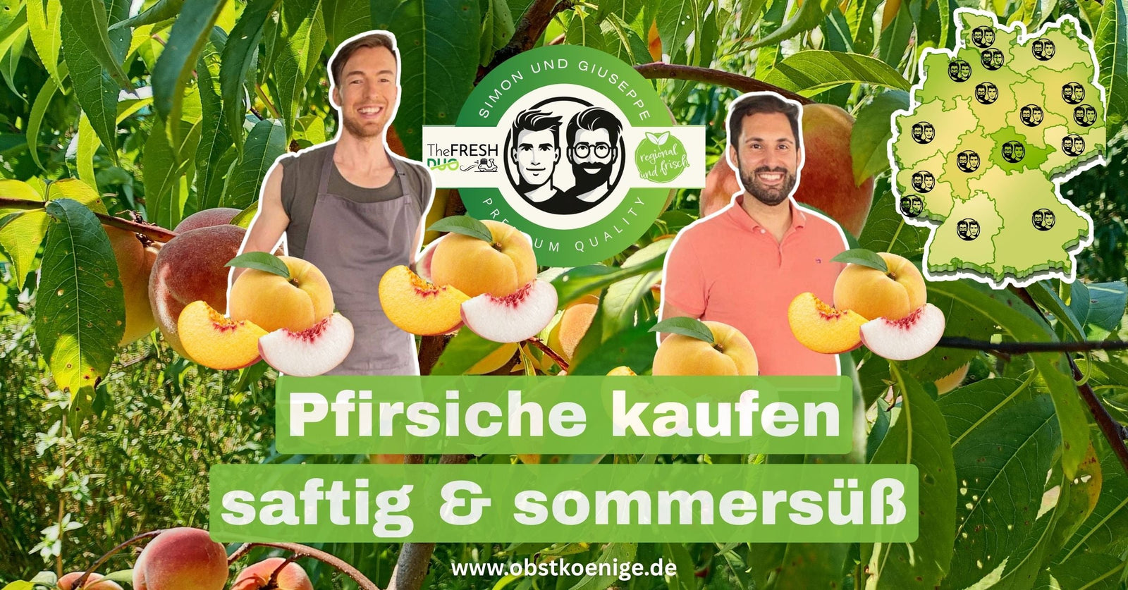 Pfirsiche online kaufen – saftig & sommersüß