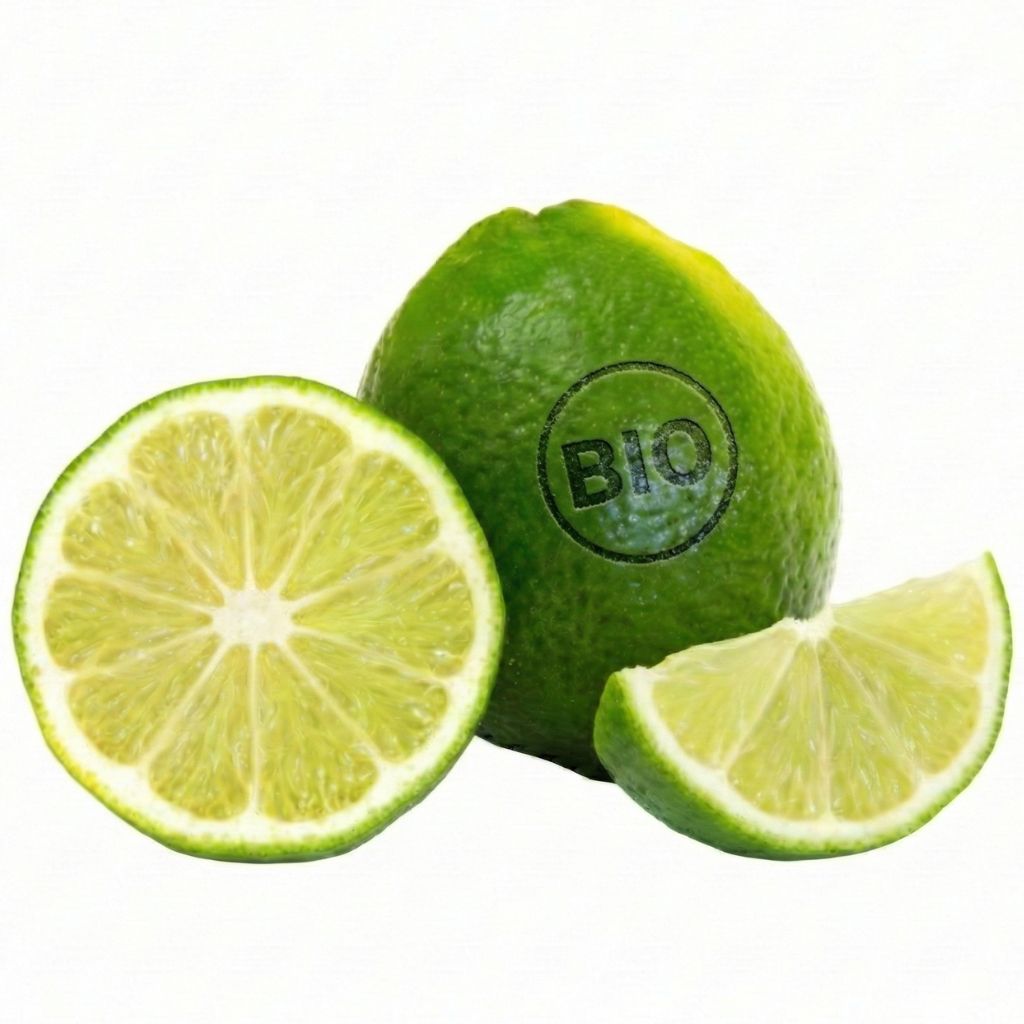 Frische Bio-Limetten für Cocktails und Avocado