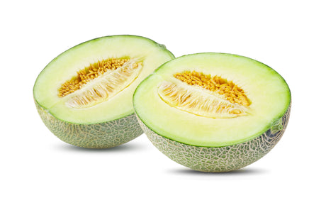 Honigmelone geschnitten 